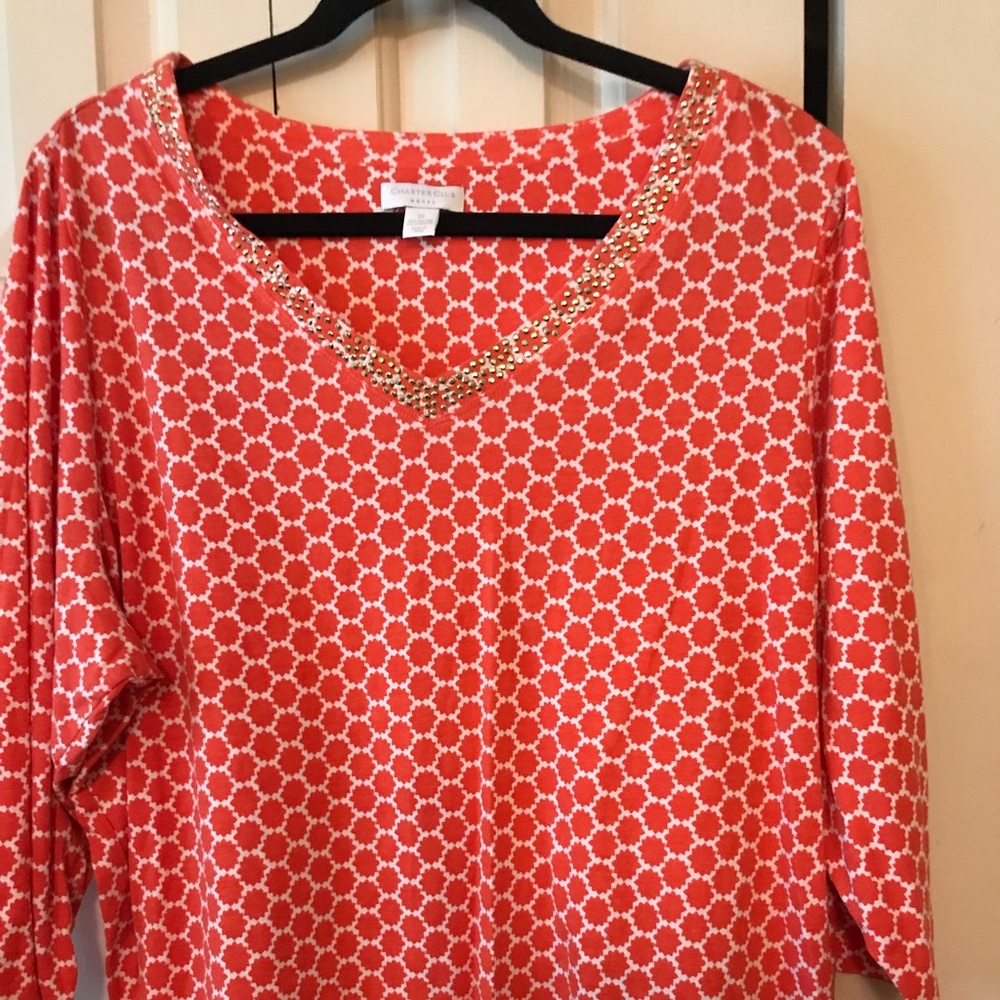 Glam 3/4 sleeve tunic